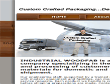 Tablet Screenshot of industrialwoodfab.com